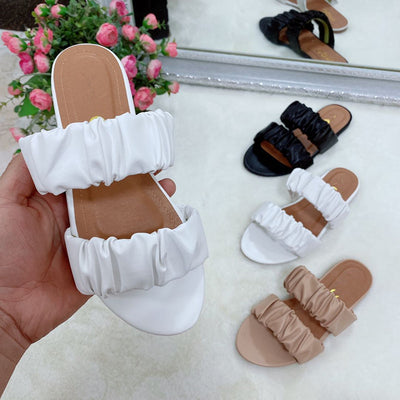 Flat Shoes Sandals European And American New Summer Women's Slippers Fold Fashion Sandals